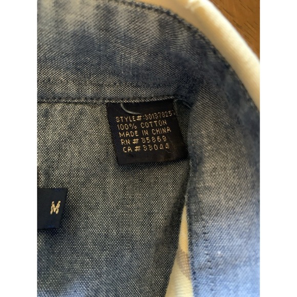 Roper Long Sleeve Button Down Shirt Men's‎ M Yellow Plaid Western Cowboy Rodeo - Picture 8 of 14